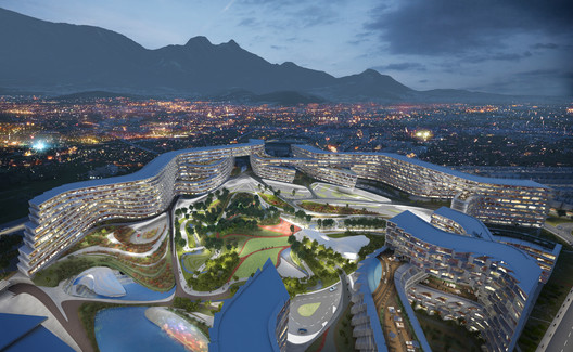 La ciudad de torres curvas que Zaha Hadid imaginó para Monterrey — y la parte que sí se construyó